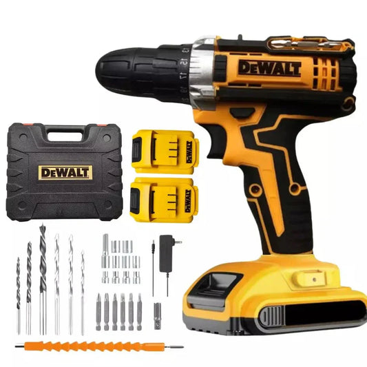 Kit Taladro Dеwаlt Оrіgіnаl + 47 Accesorios [2 BATERÍAS DE 98V]