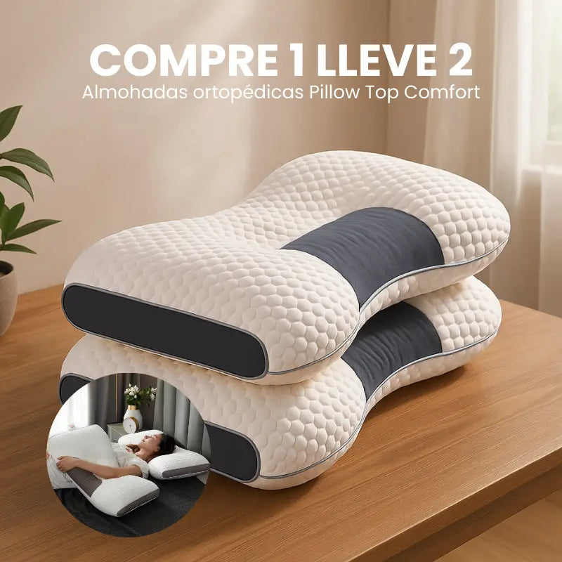 Compre 1 Lleve 2 - Almohada Ortopédica Pillow Top Confort